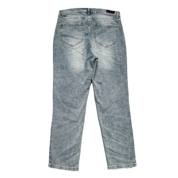 Nicole Miller Soho High Rise Ankle Slim Jeans 10 (31x26) Blue Stretch Womens - Picture 3 of 9